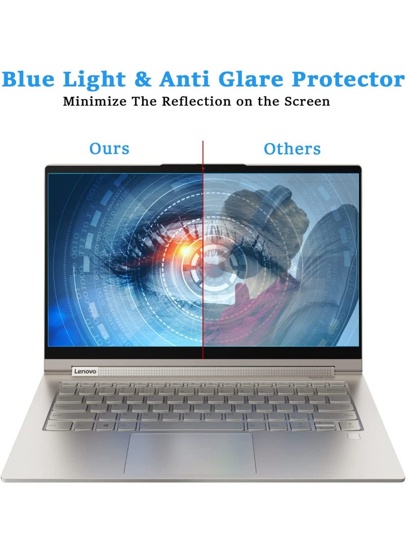 1Pack Anti Blue Light Matte Laptop Screen Protector Compatible with 2025-2021 MacBook Pro 14 inch M5 M4 M3 M2 M1 Pro Max Chip, Eye Protection Anti Glare Computer Screen Cover - Image 5
